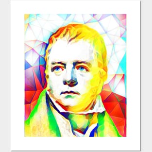 Walter Scott Colourful Portrait | Walter Scott Artwork 12 Posters and Art